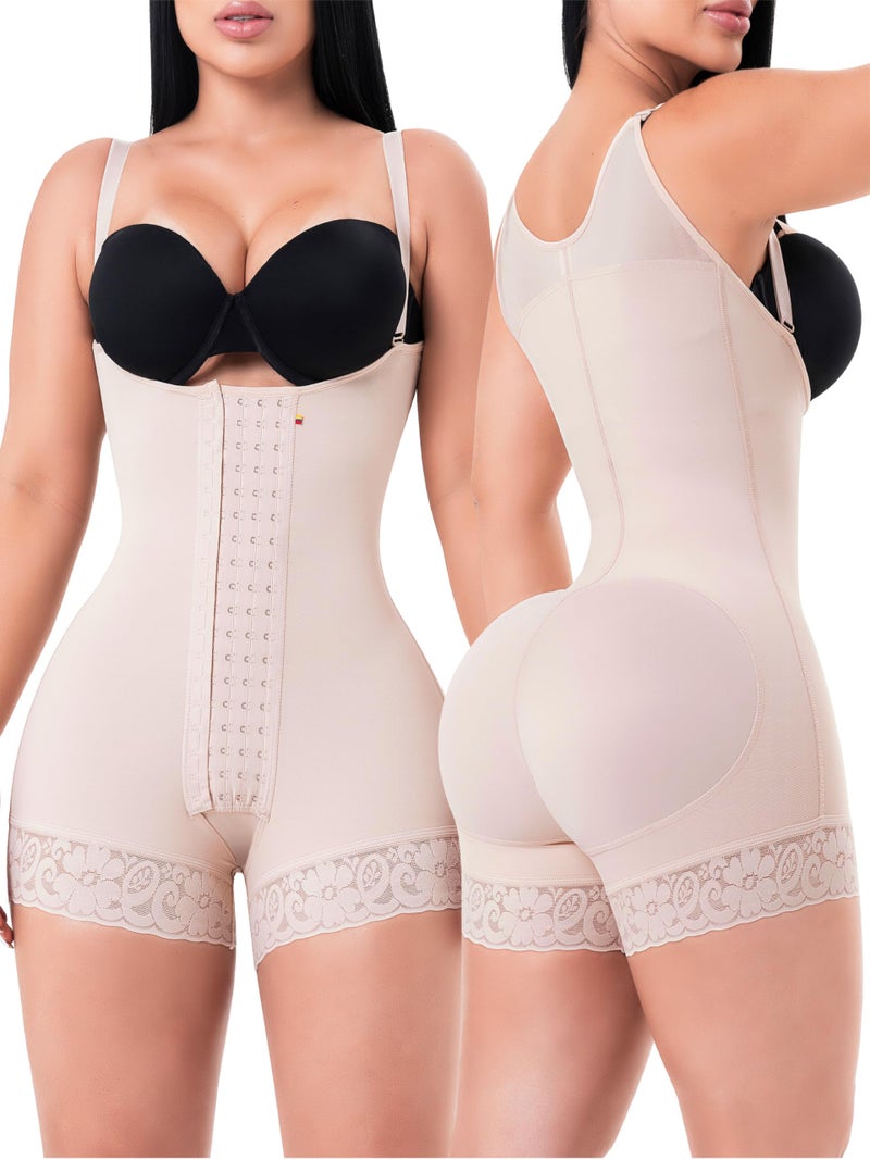Sonryse Stage 2 Faja Shapewear for Women | Tummy Tuck Compression Garment & Post Surgery Compression Garment | Fajas Colombianas Moldeadoras Beige S - Image 1